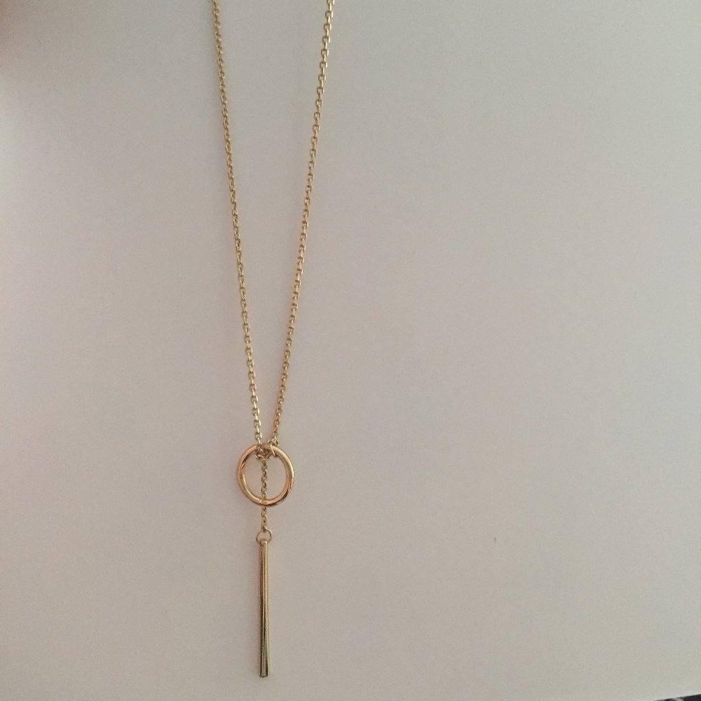 Nashelle Heather Lariat Adjustable Necklace